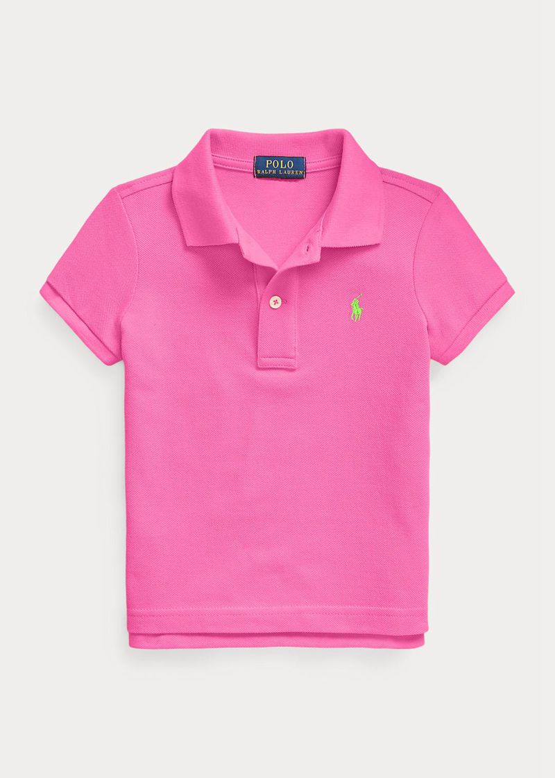 Poleras Polo Ralph Lauren Niña 1.5-6.5 Años Cotton Mesh Chile Rosas ITUNB-0489